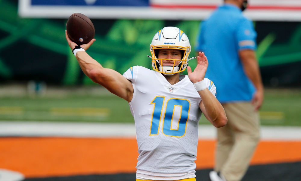 Los Angeles Chargers quarterback Justin Herbert