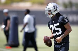 Las Vegas Raiders safety Tre'Von Moehrig Pete Carroll
