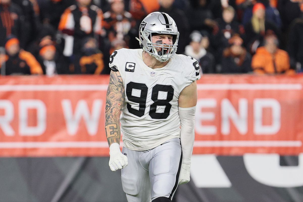 PFF on X: The only players with 40+ pressures this season: ☠️ Maxx Crosby  - 47 