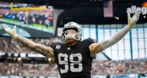 Las Vegas Raiders DE Maxx Crosby, Sean Payton