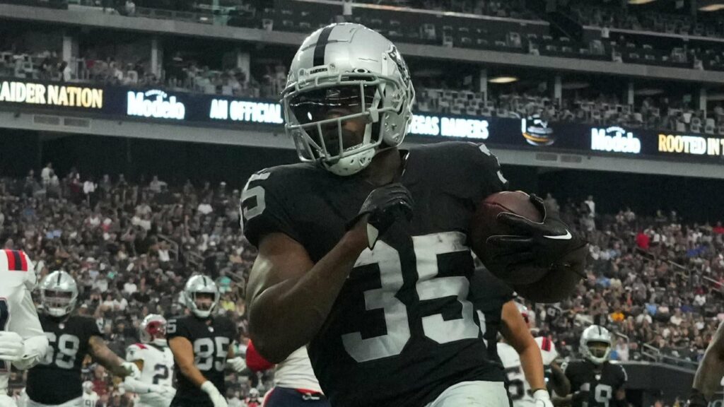 Las Vegas Raiders: Rookie Performance Tracker Josh Jacobs Zamir White