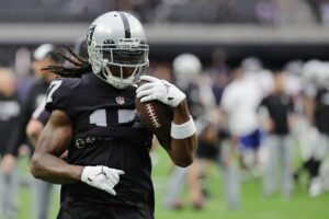 Raiders WR Davante Adams. Jakobi Meyers
