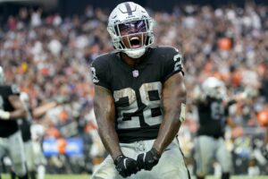 Las Vegas Raiders running back Josh Jacobs