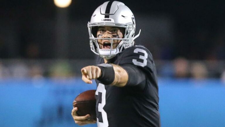 Raiders QB Jarrett Stidham