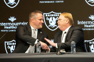 The Raiders HC Josh McDaniels and GM Dave Ziegler