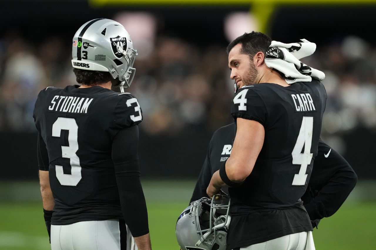 Raiders to park Derek Carr, start Jarrett Stidham vs. 49ers