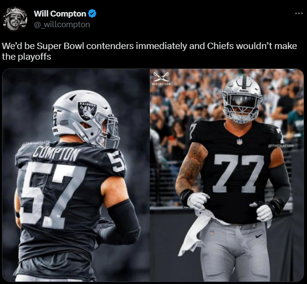 Raiders Need To Add Will Compton & Taylor Lewan This Offseason