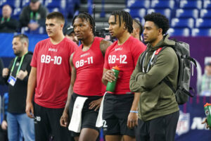CJ Stroud, Anthony Richardson, Bryce Young, Aiden O'Connell force mock drafts to adjust accordingly. What will Raiders do?