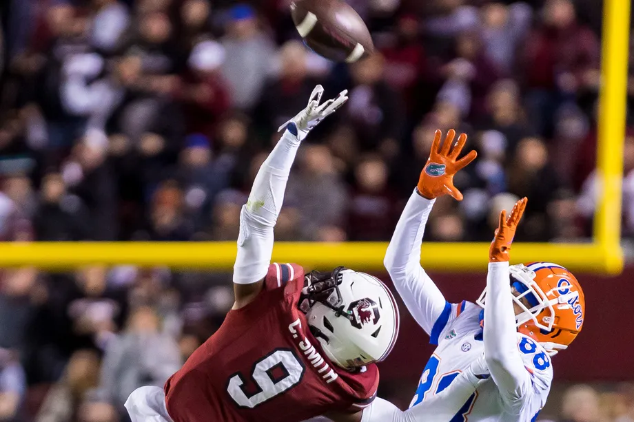 Cornerback Cam Smith; a potential target for Dave Ziegler and the Las Vegas Raiders.