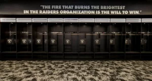 Las Vegas Raiders locker room, Josh McDaniels Dave Ziegler