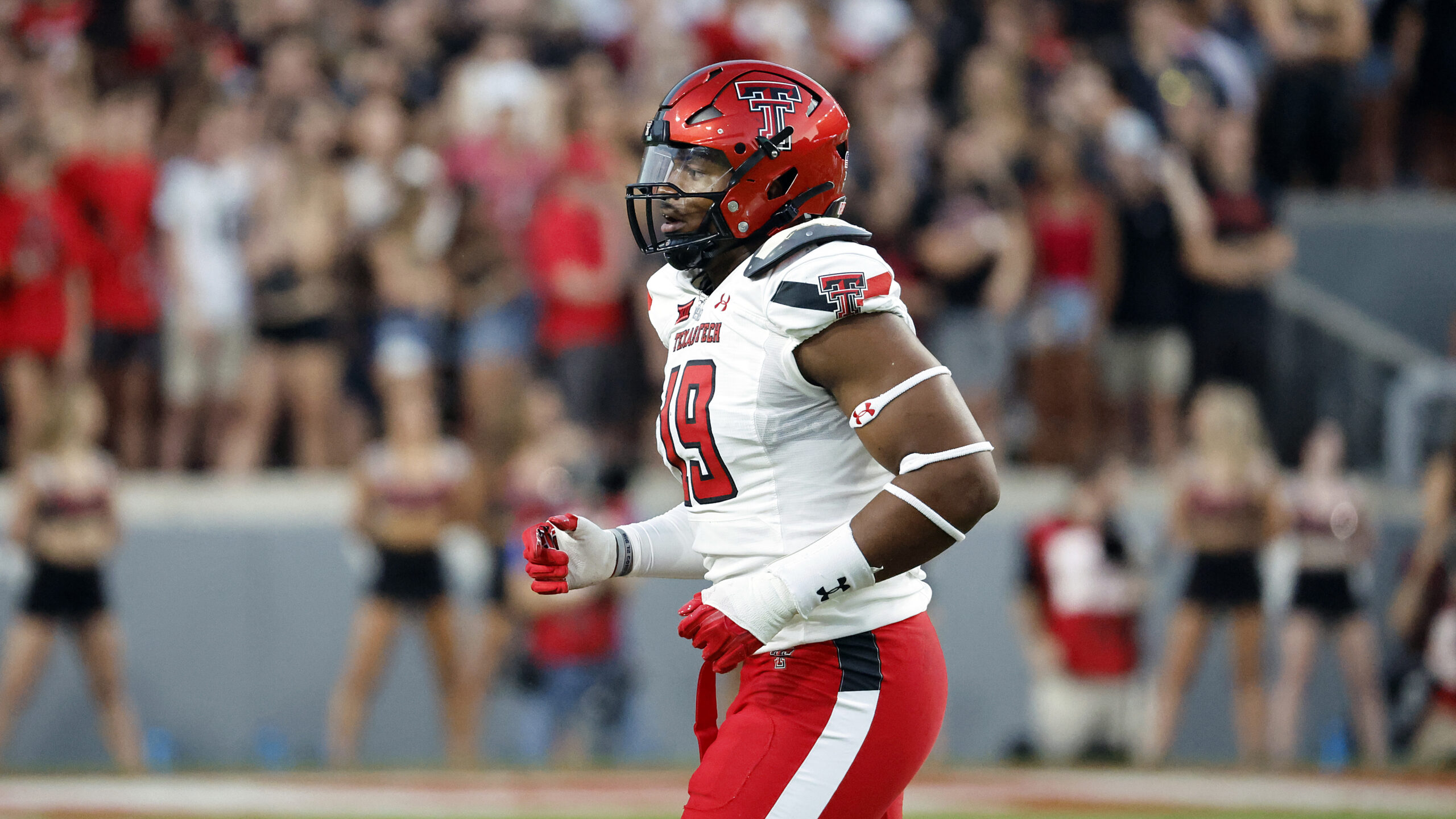 The Las Vegas Raiders have selected Texas Tech OLB Tyree Wilson