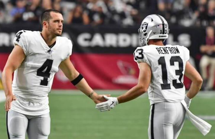 Raiders WR Hunter Renfrow on former teammates, Derek Carr, Darren Waller.