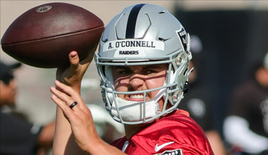 Rookie Raiders QB Aidan O'Connell faces steep learning curve in