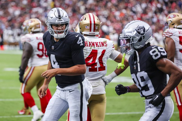 Aidan O'Connell Raiders preseason