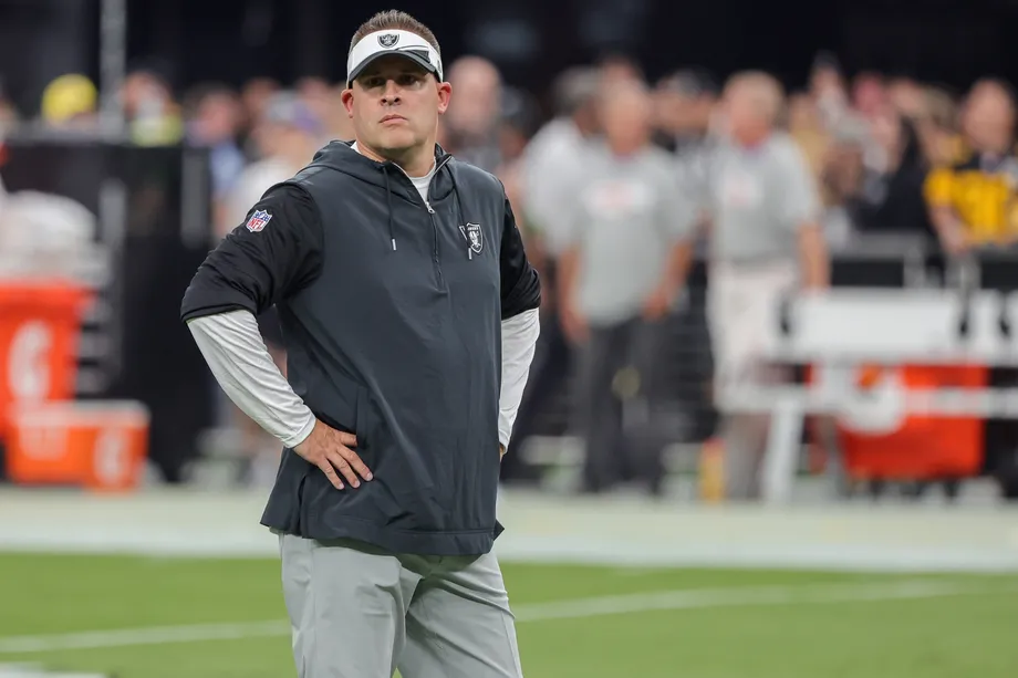 Las Vegas Raiders; Josh McDaniels Raiders HC, owner Mark Davis