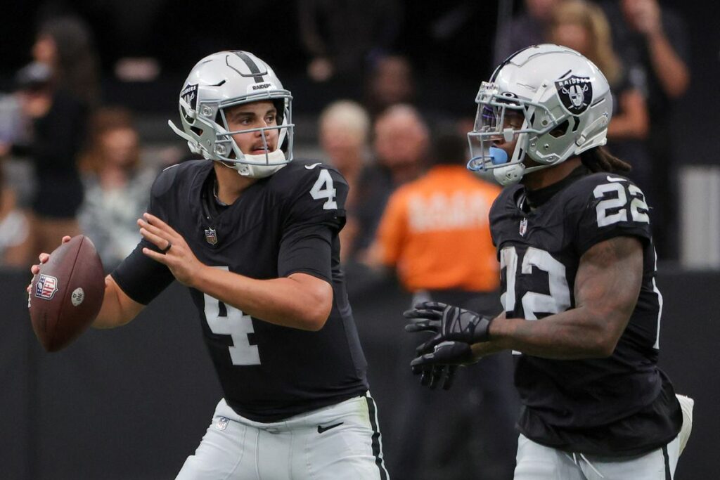 Raiders quarterback Aidan O'Connell