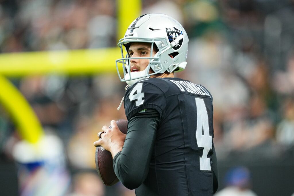 Raiders quarterback Aidan O'Connell