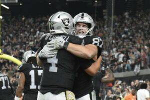 Raiders rookie quarterback Aidan O'Connell