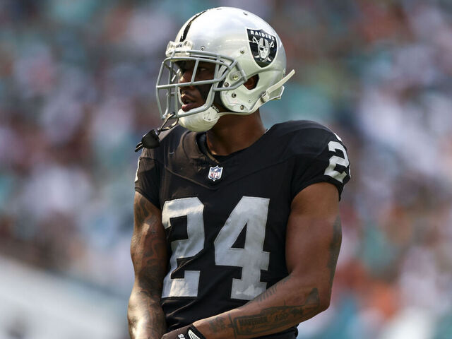 Raiders interim head coach Antonio Pierce speaks on releasing Marcus Peters