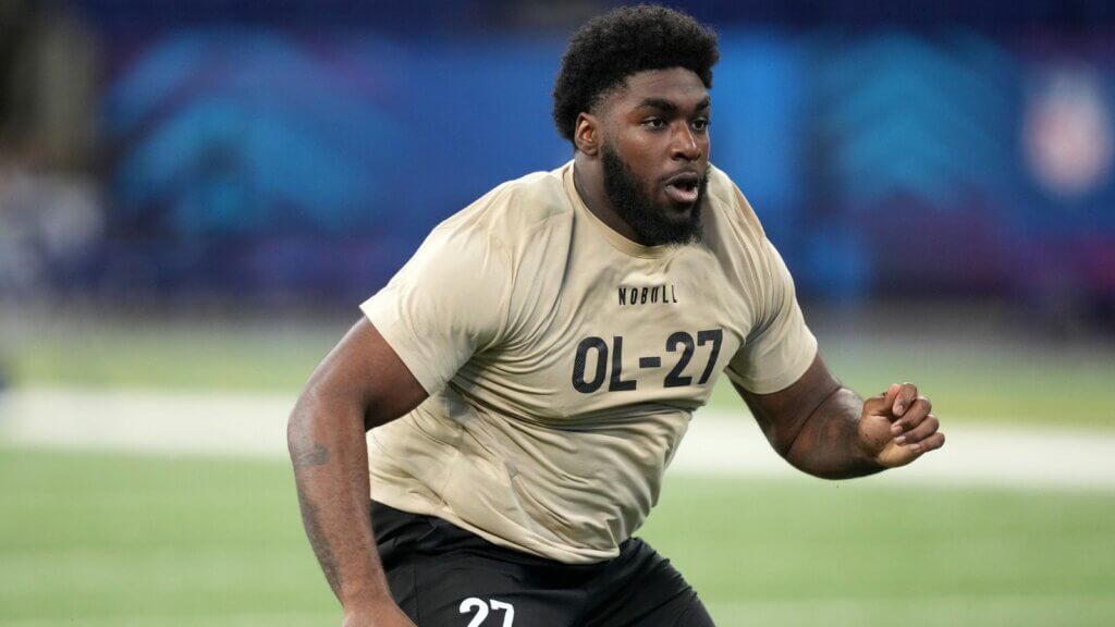 Las Vegas Raiders rookie Delmar Glaze