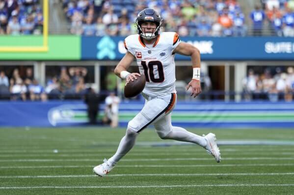 Denver Broncos rookie QB Bo Nix