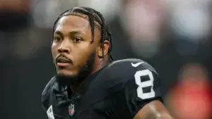 Former Las Vegas Raiders running back Josh Jacobs