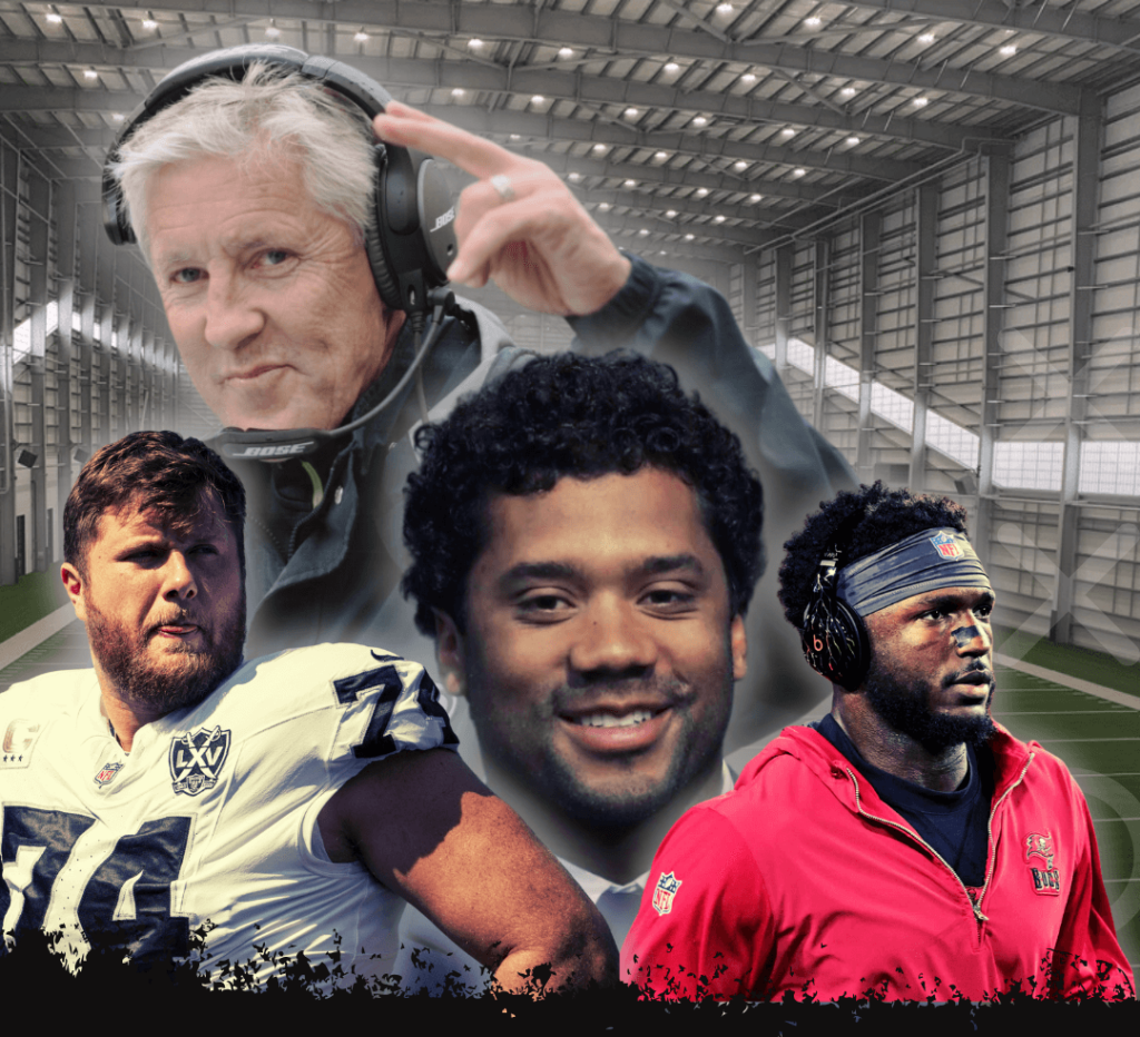 Raiders News: Pete Carroll, Russell Wilson, and more.
