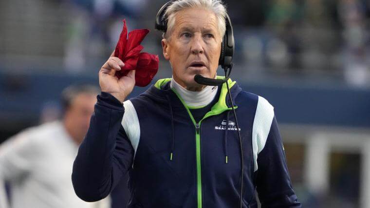 Las Vegas Raiders head coach Pete Carroll