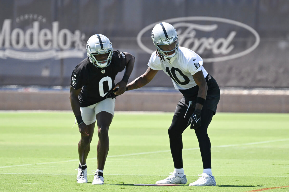 The Biggest Focus For Raiders WR Dont'e Thornton? Being A Deep Threat