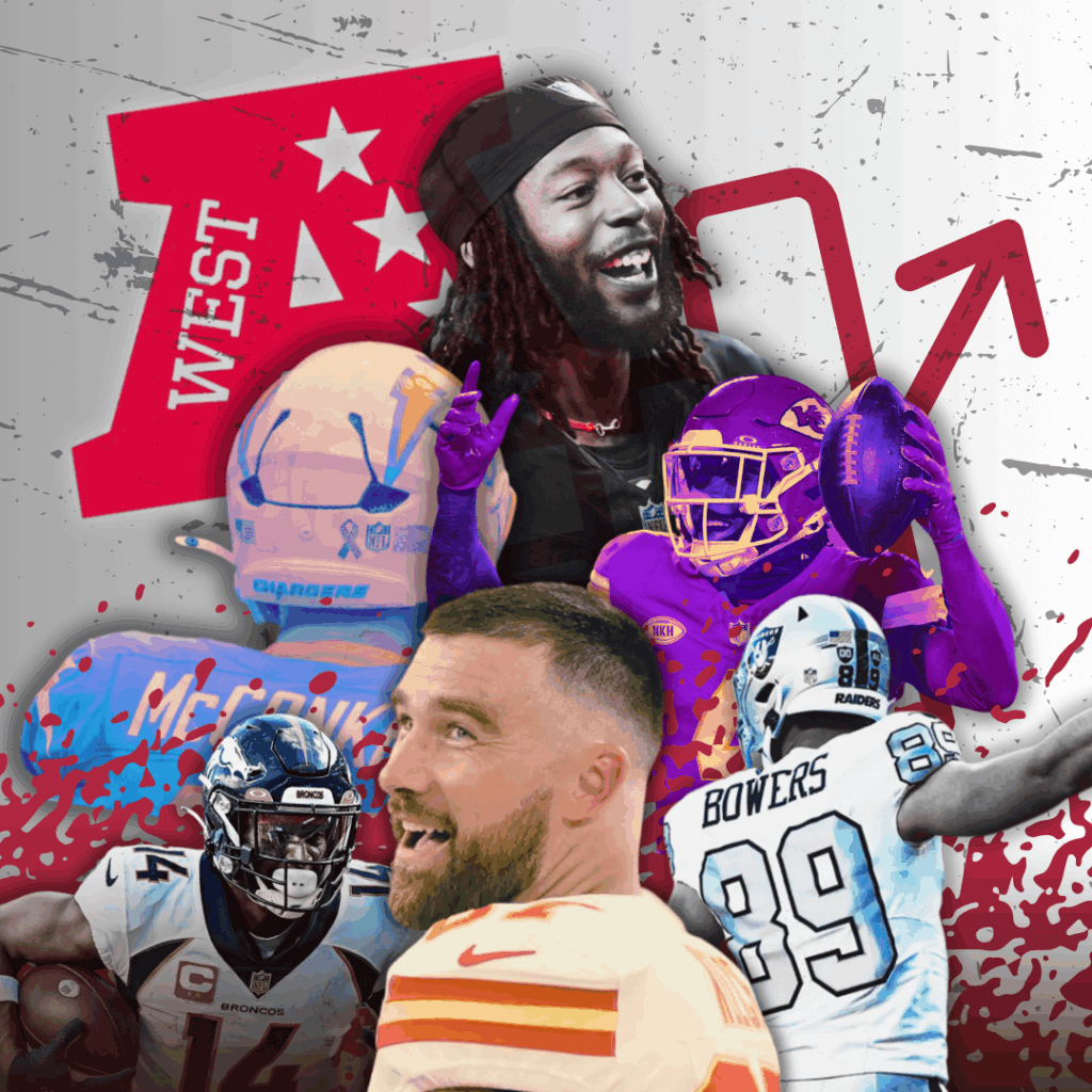 AFC West: Ranking The WRs and TEs