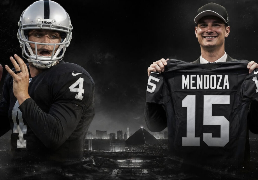 Raiders News: Derek Carr and Fernando Mendoza